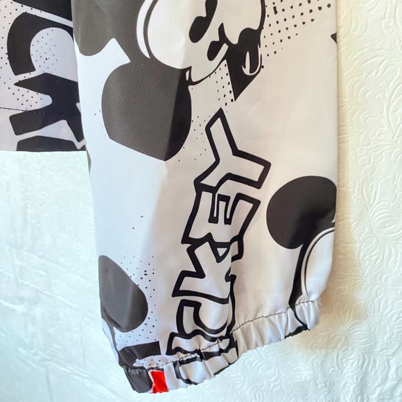 Disney Windbreaker Pull Over Mickey Mouse Comic Strip Jacket 2XL - Picture 3 of 7